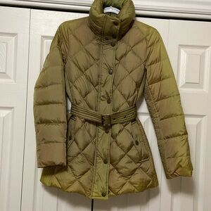 Burberry Belted Quilted Jacket